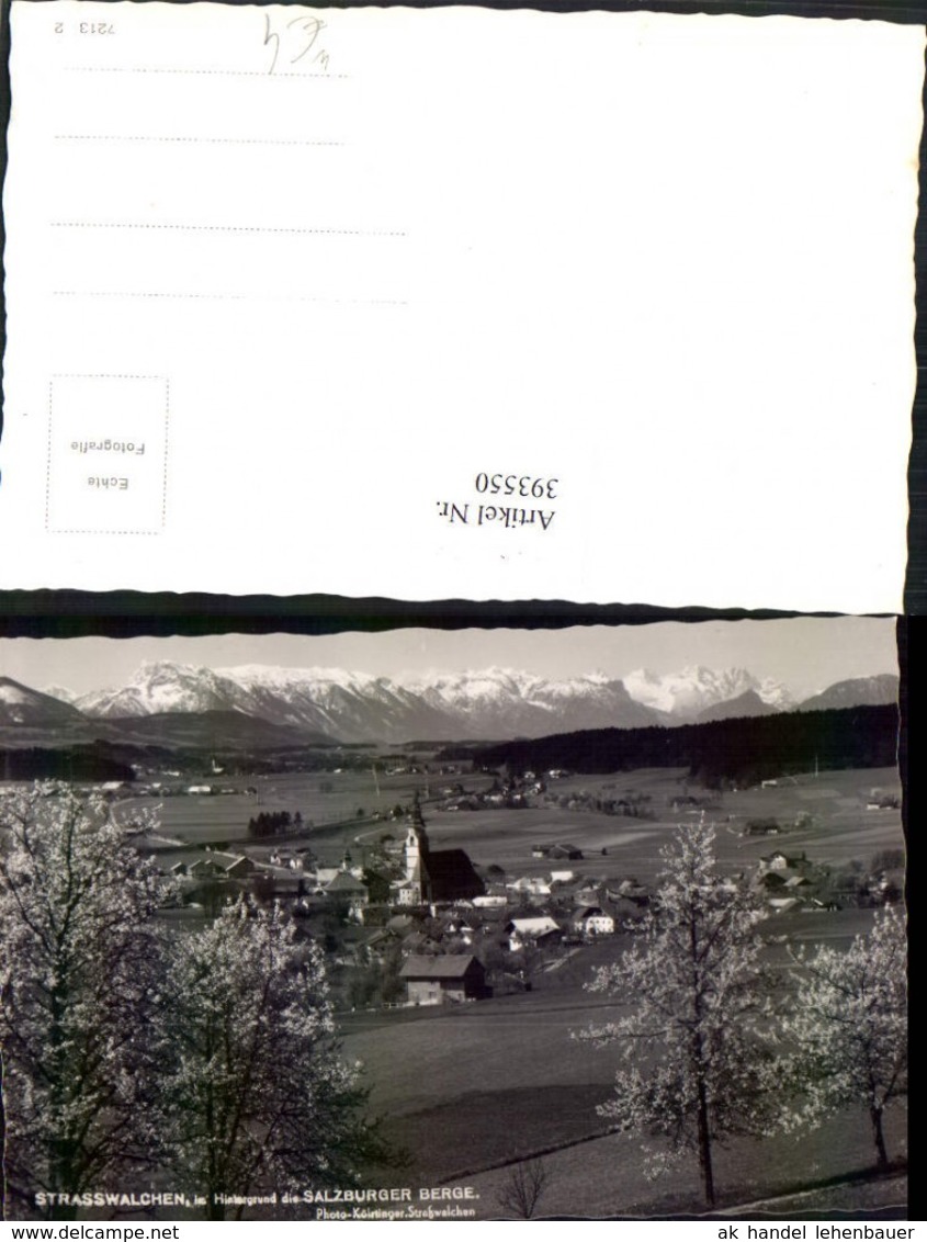 393550,Strasswalchen Stra&szlig;walchen Totale Bergkulisse