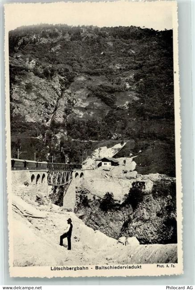 3938 Ausserberg - Lötschbergbahn Baltschiederviadukt - 10303744