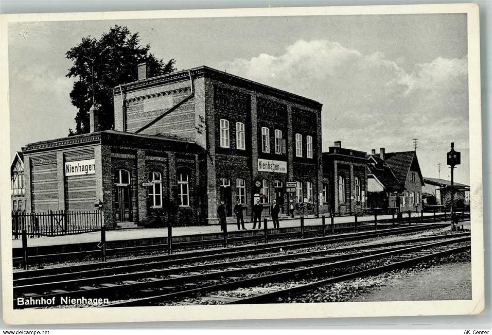 39397 O3231 Nienhagen b Oschersleben - Bahnhof Nienhagen Bahnsteig Bahnp... - 13661090