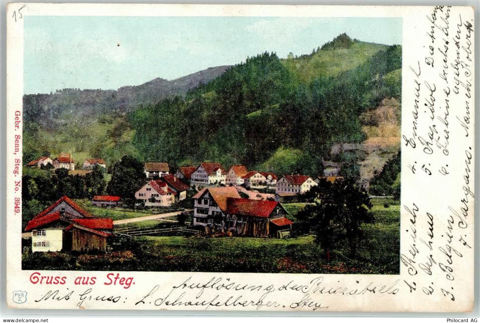 3940 Steg VS 1901 Lithographie - 52021423