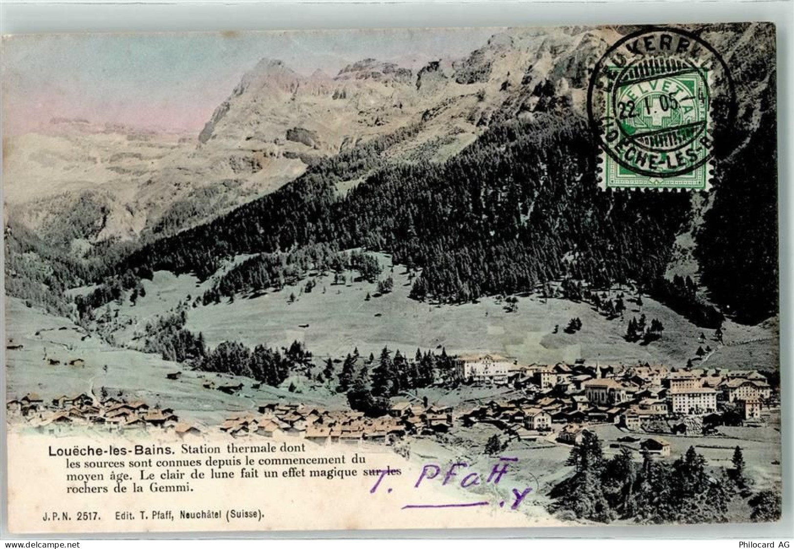 3954 Leukerbad Loèche-les-Bains 1905 - 10610780