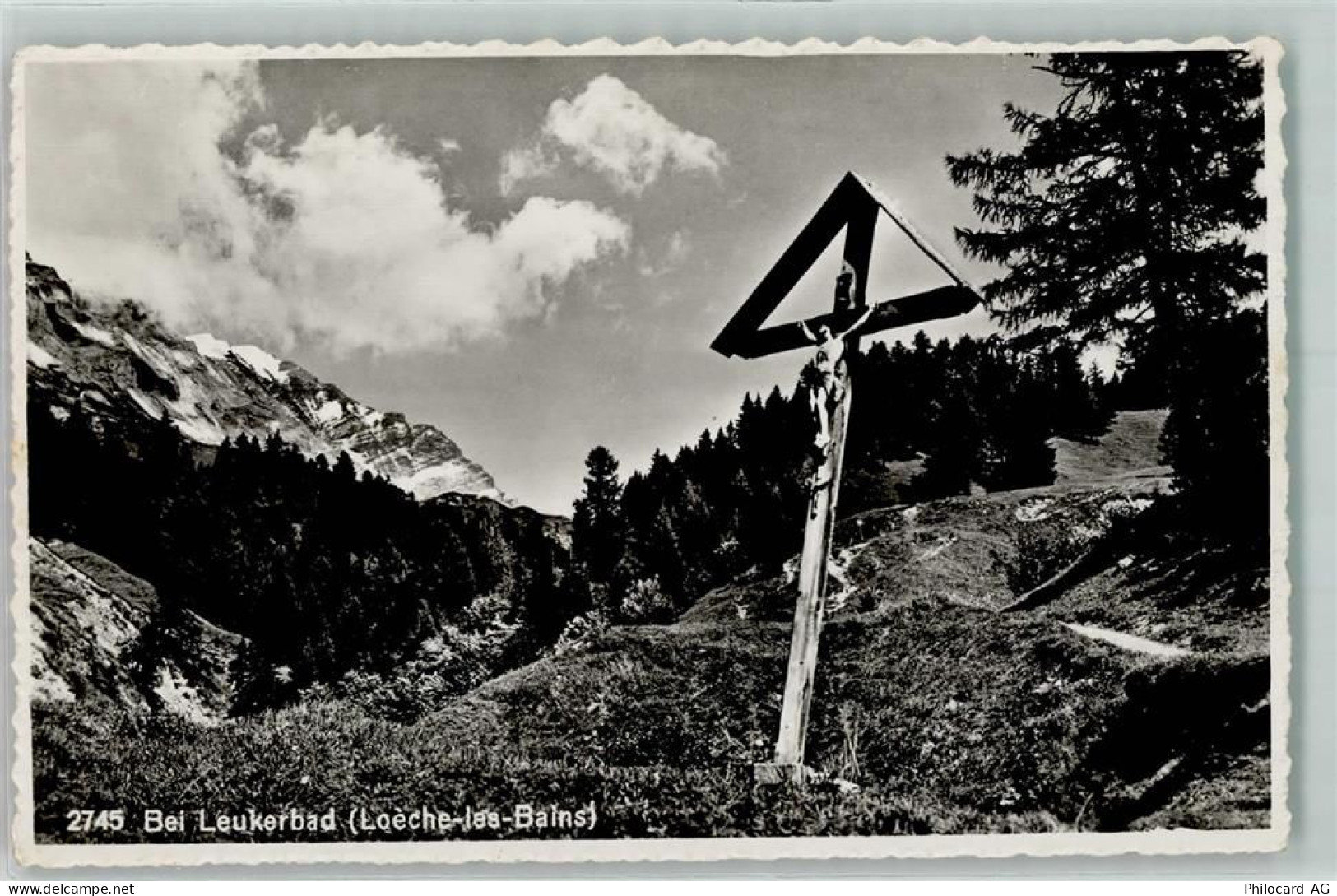 3954 Leukerbad Loèche-les-Bains - Wegkreuz - 10585631