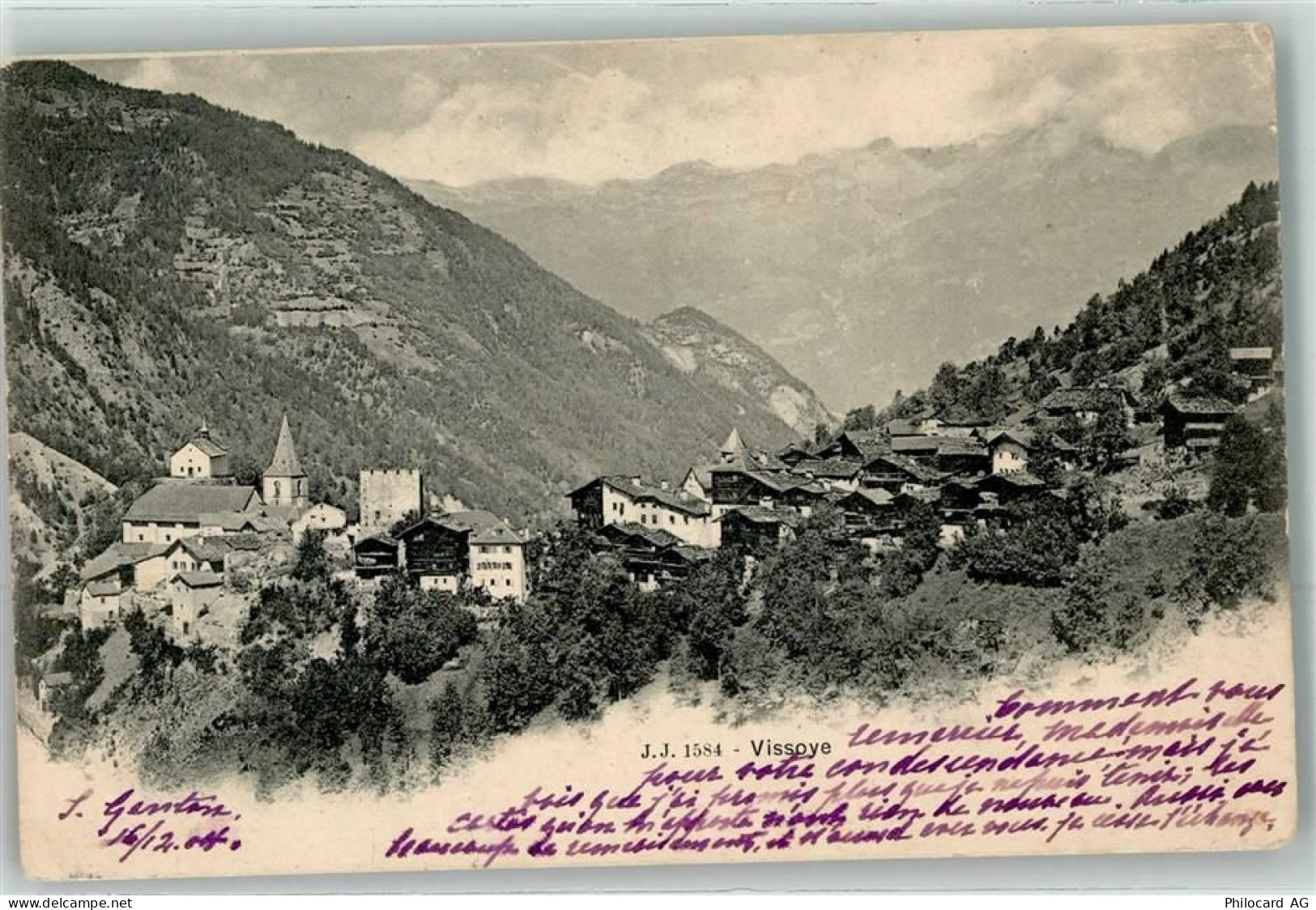 3961 Vissoie Soussillon 1904 - 10643457