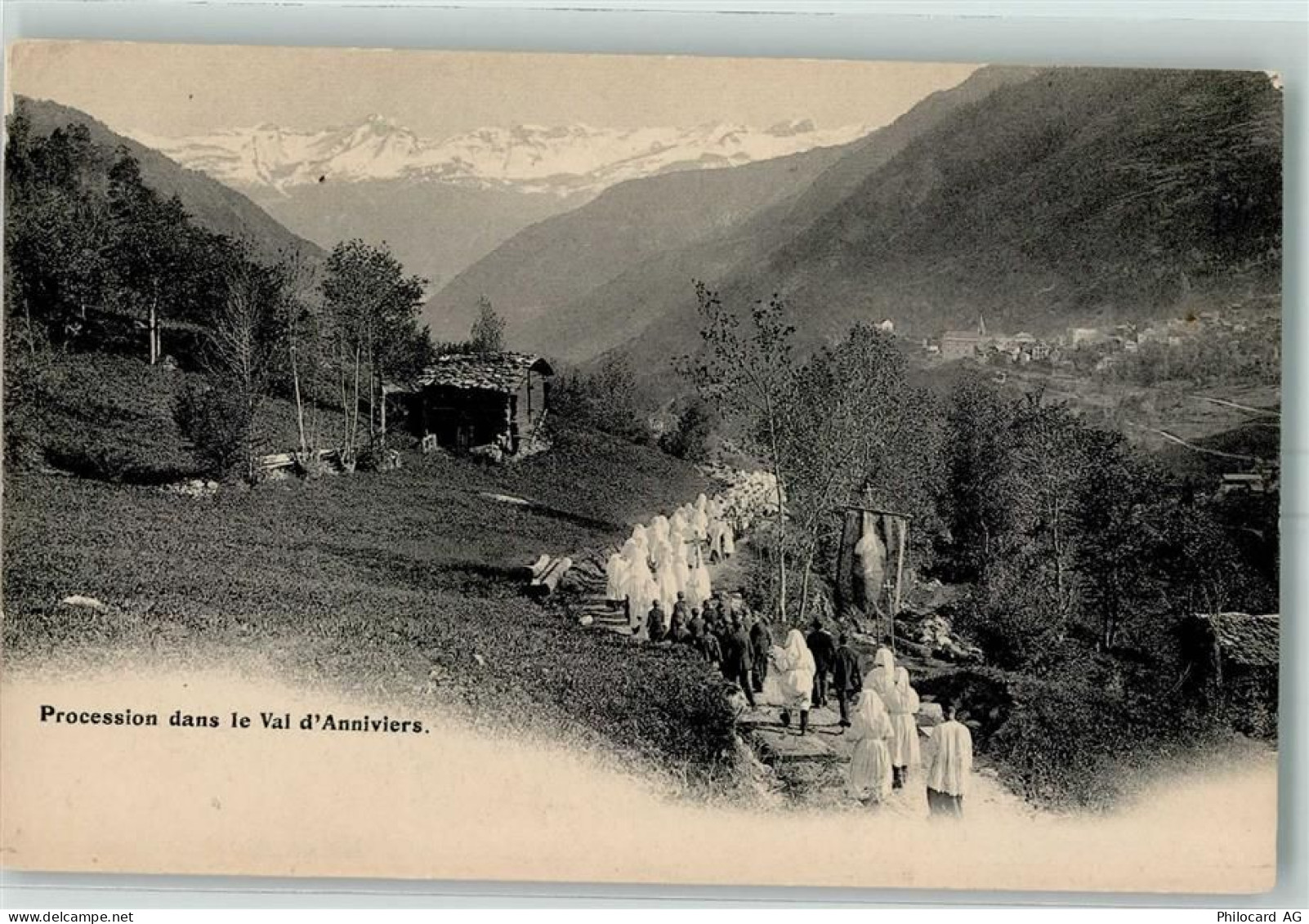 3961 Vissoie Soussillon - Procession dans le Val dAnniviers - 13172870