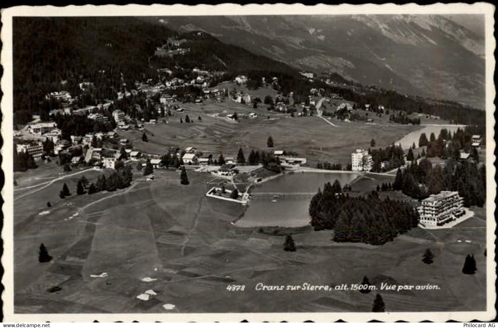 3963 Crans-Montana Crans - Fliegeraufnahme - 50465591