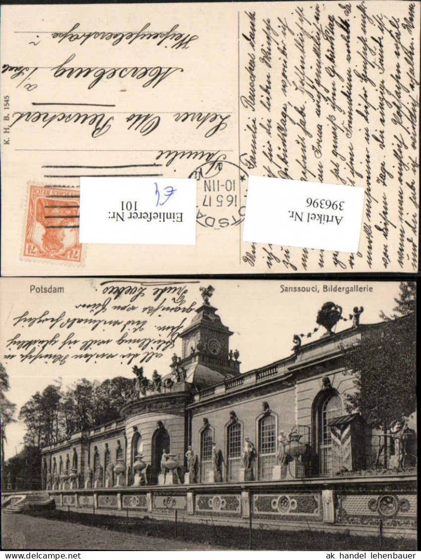 396396,Potsdam Sanssouci Bildergalerie Statuen