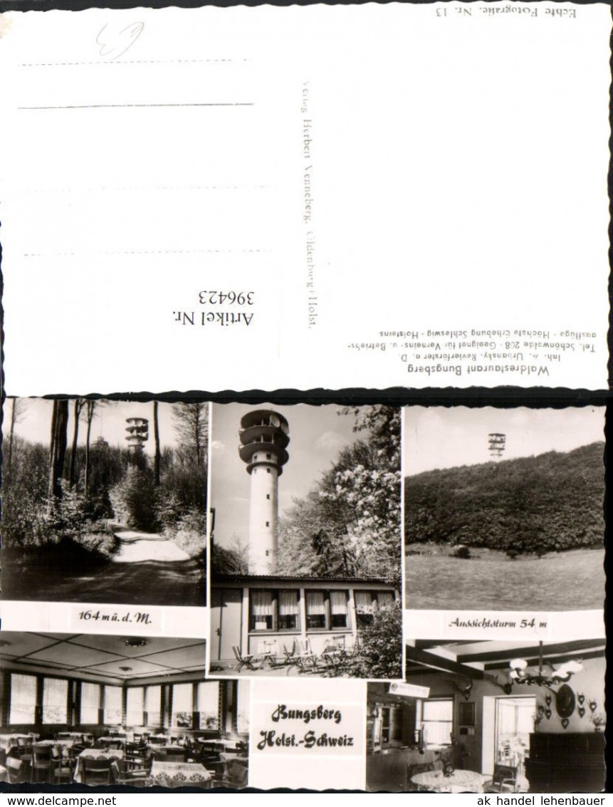 396423,Waldrestaurant Bungsberg b. Sch&ouml;nwalde Aussichtsturm Mehrbildkarte