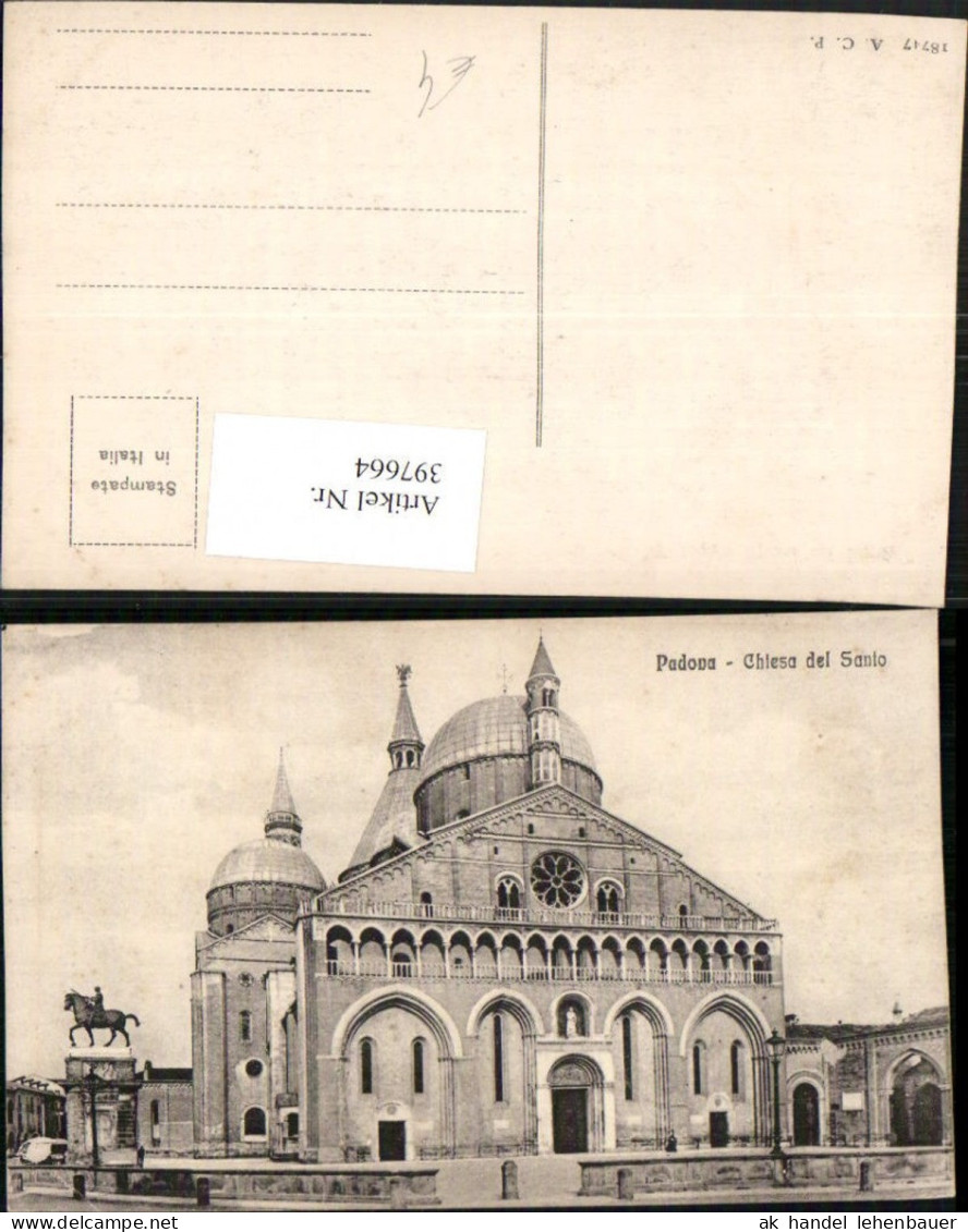397664,Veneto Padova Padua Chiesa del Santo Kirche