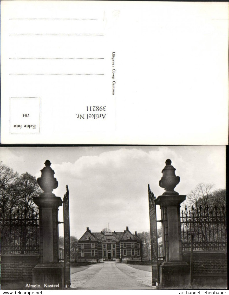 398211,Netherlands Almelo Kasteel Schloss Eingang Tor