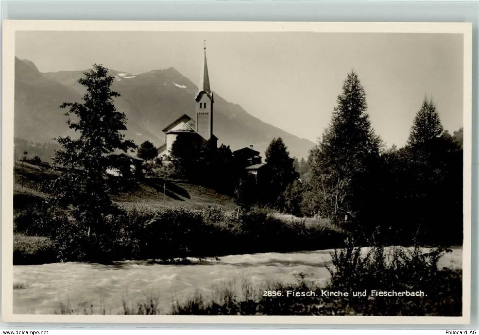 3984 Fiesch - Kirche Fiescherbach - 10307761