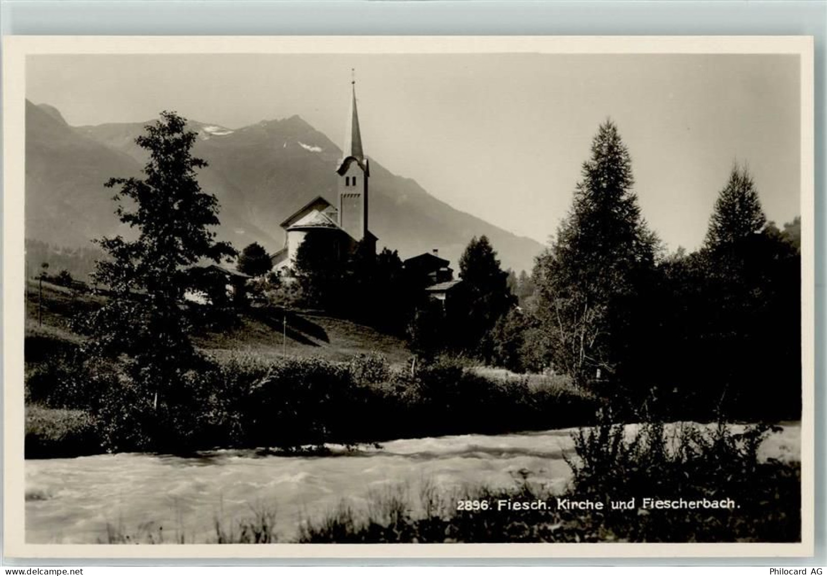 3984 Fiesch - Kirche Fiescherbach - 10307762