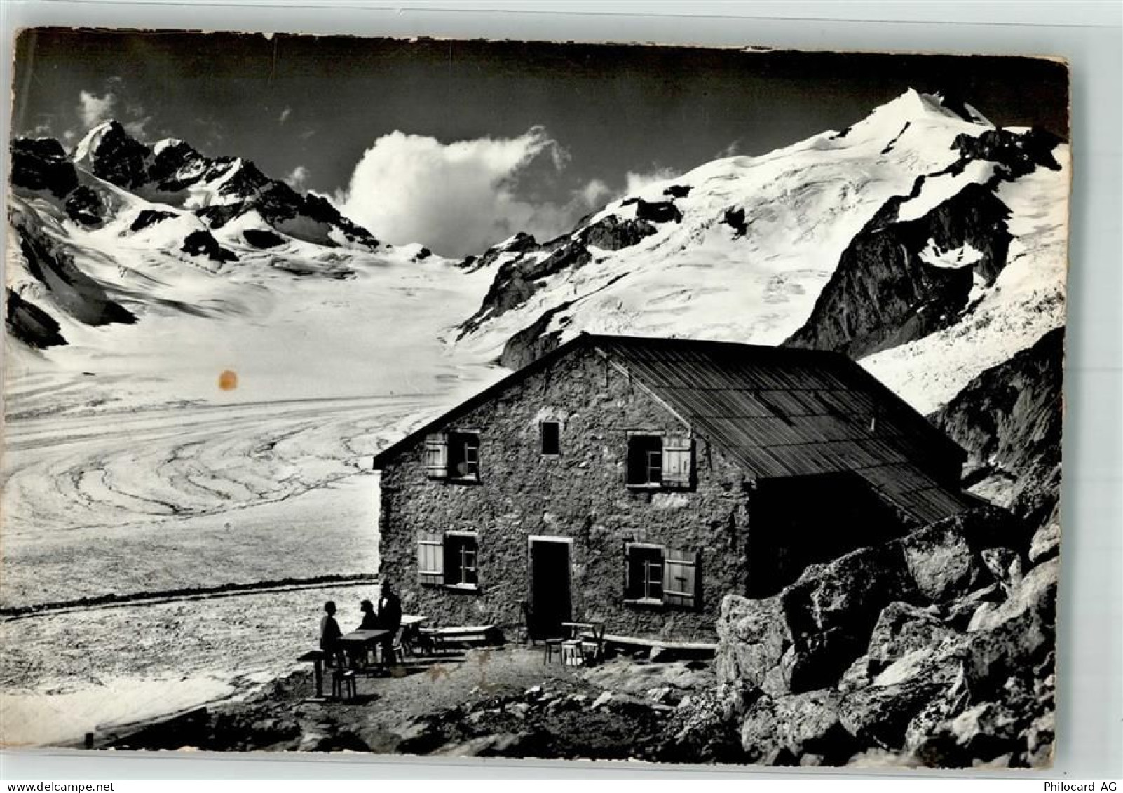 3984 Fieschertal 1968 Foto AK Hüttenstempel Konkordiahütte Konkordiaplat... - 38067236