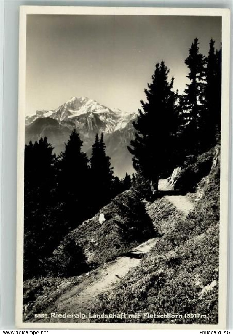 3987 Riederalp 1939 Foto AK - 38069698