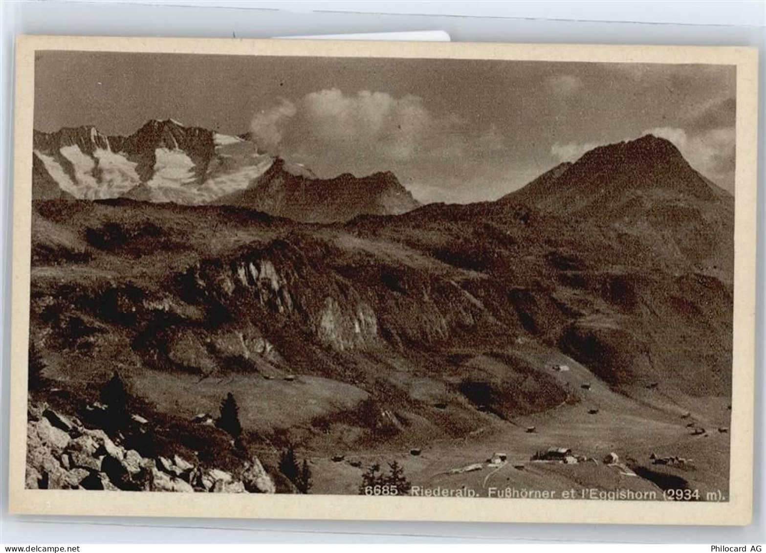 3987 Riederalp - Fußhörner, Eggishorn AKU2 - 50698688