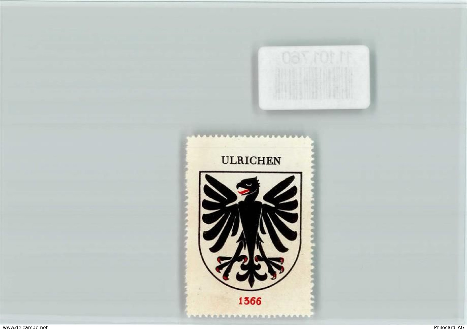 3988 Ulrichen - Vignette Wappen Kaffee Hag ca 1920-1940 - 11101760