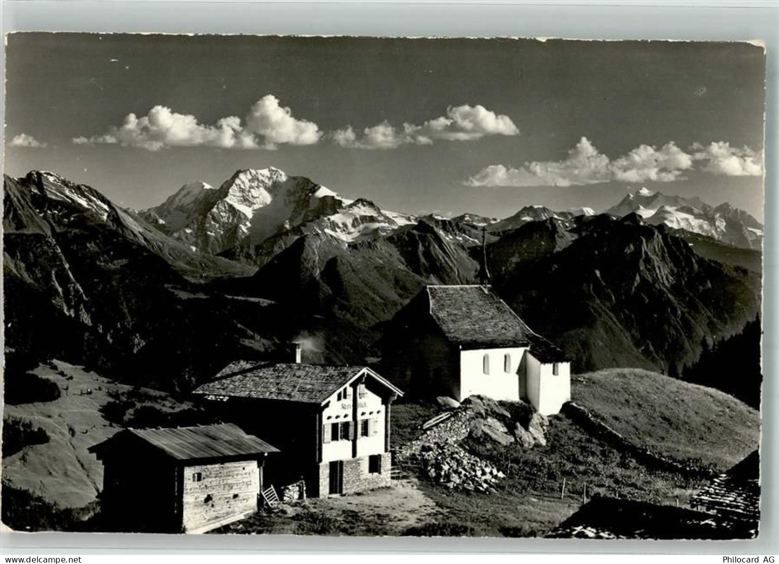 3991 Betten Foto AK Kirche Kapelle Bettmeralp - 38071233