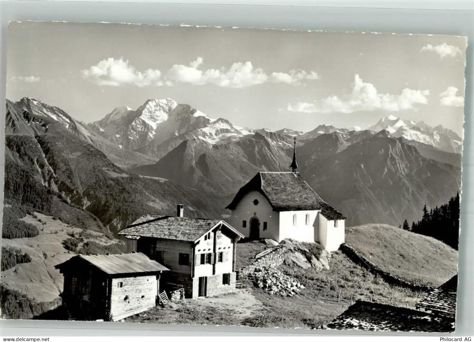 3991 Betten Foto AK Kirche Kapelle Bettmeralp - 38186019