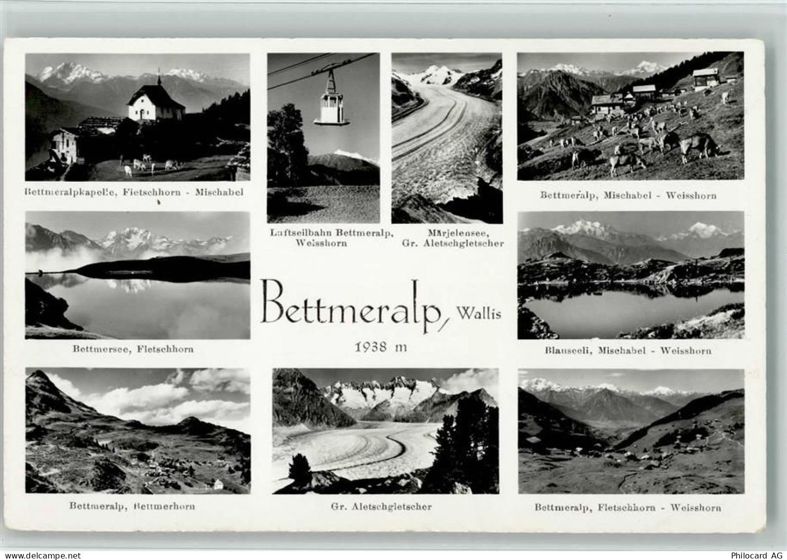 3992 Bettmeralp - 9-Bildkarte - 11088929