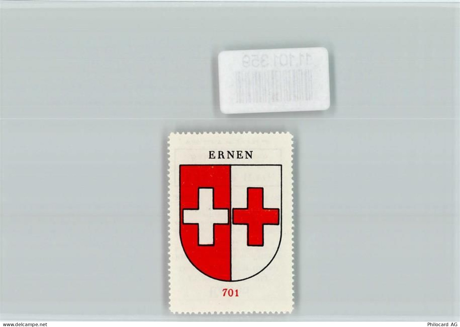 3995 Ernen - Vignette Wappen Kaffee Hag ca 1920-1940 Ernen - 11101359