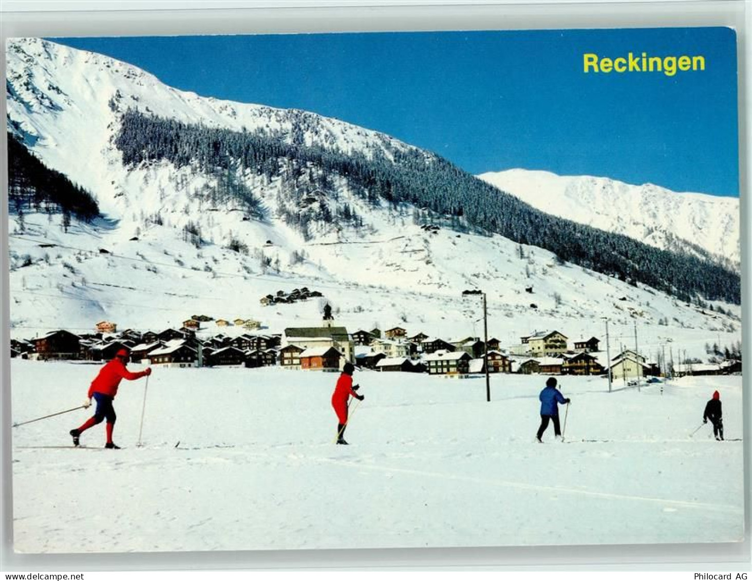 3998 Reckingen VS - Skilangläufer - 40128577