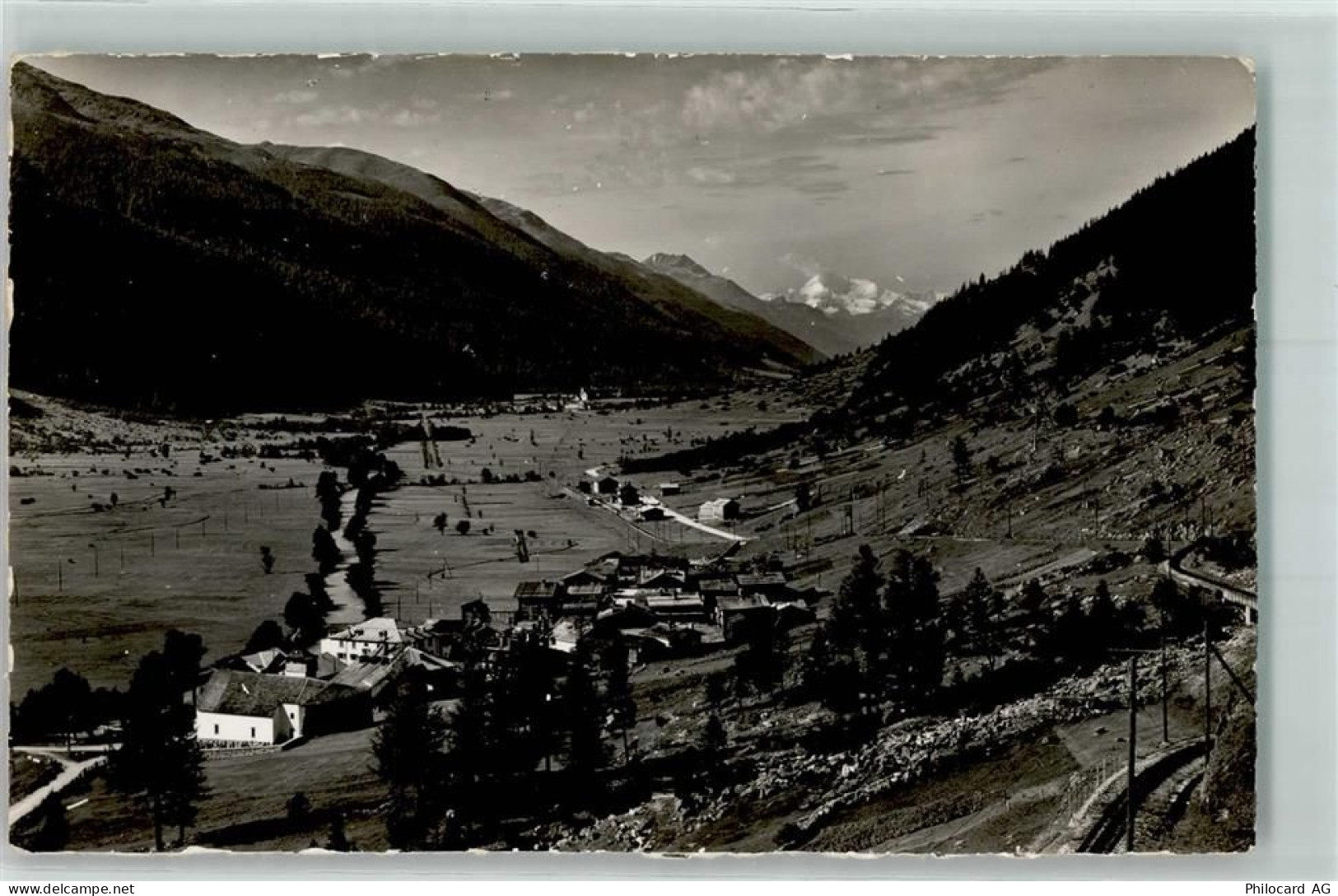 3999 Oberwald Foto AK Goms Weisshorn - 10586245