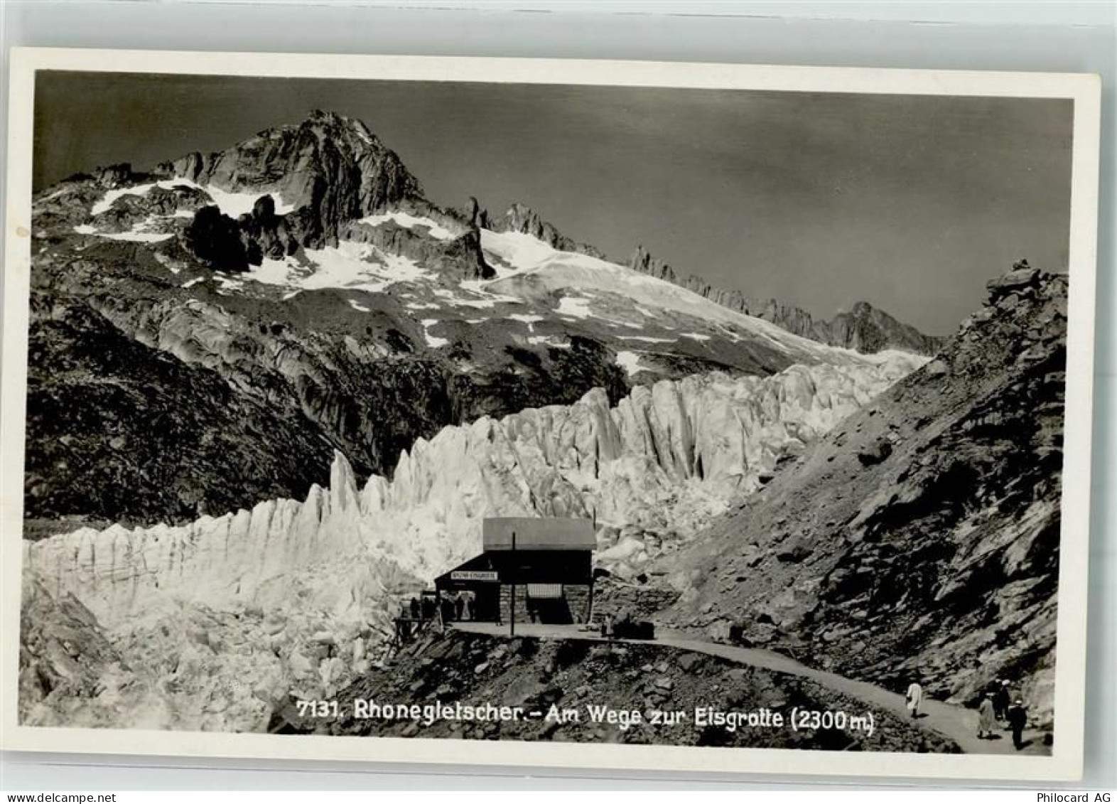 3999 Oberwald Foto AK Rhonegletscher Eisgrotte Obergoms - 39984061