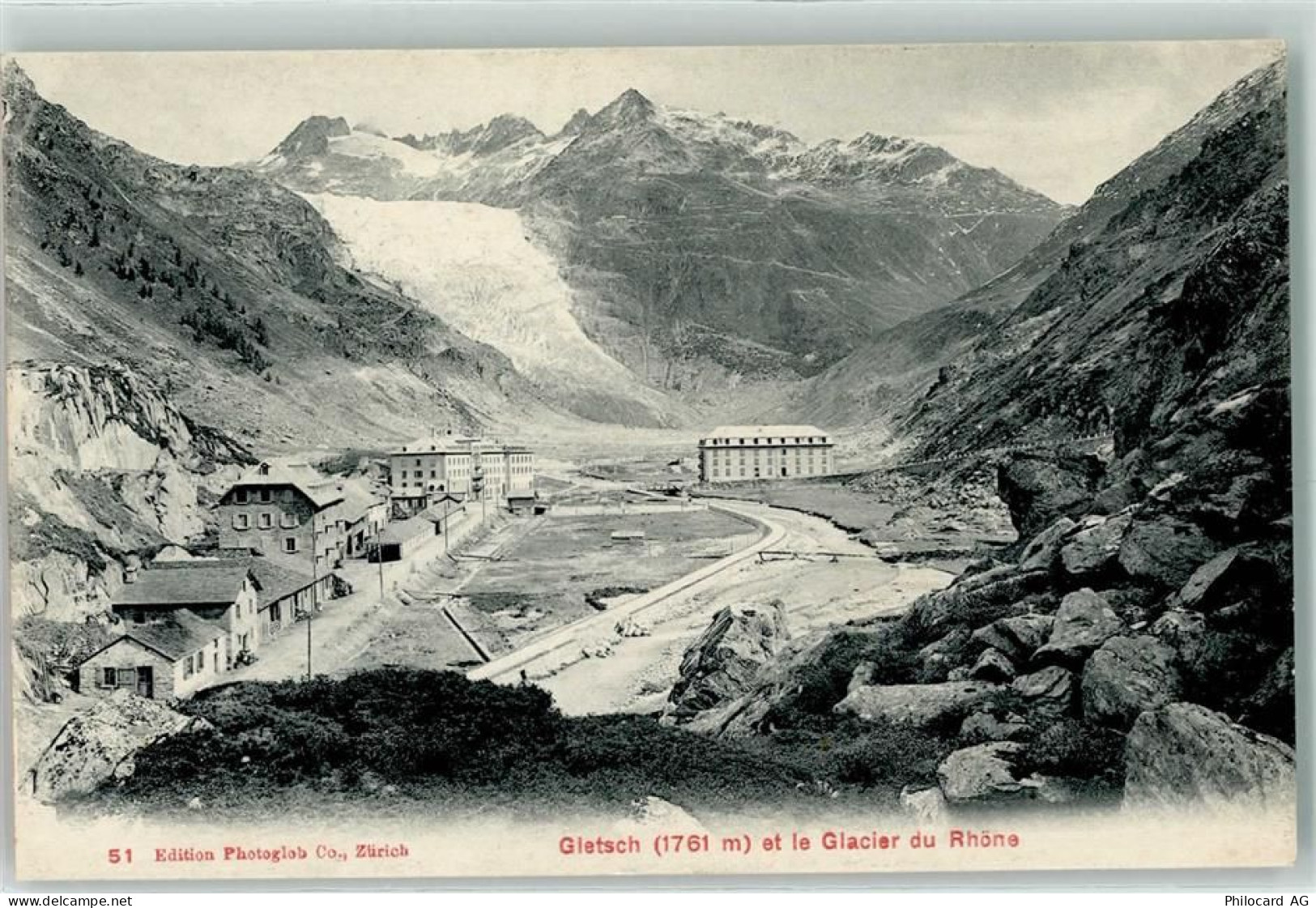 3999 Oberwald - Gletsch et le Glacier du Rhone - 10596560