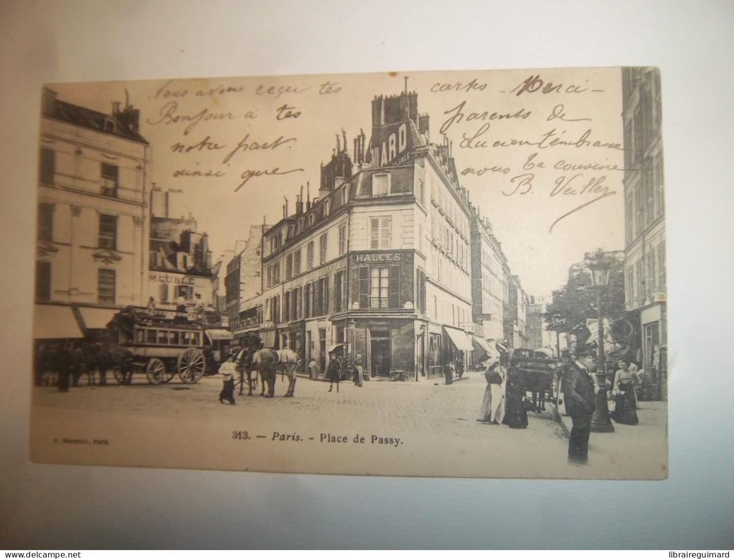 3ayo - CPA N°313  -  PARIS - Place de Passy - [75] - Paris arrondissement 16  -