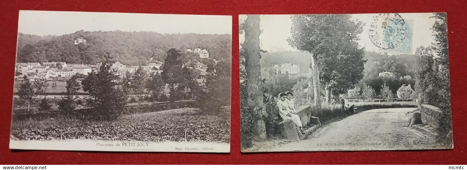 4 cartes - (3) Jouy en Josas - (1) Petit Jouy (78. Yvelines )