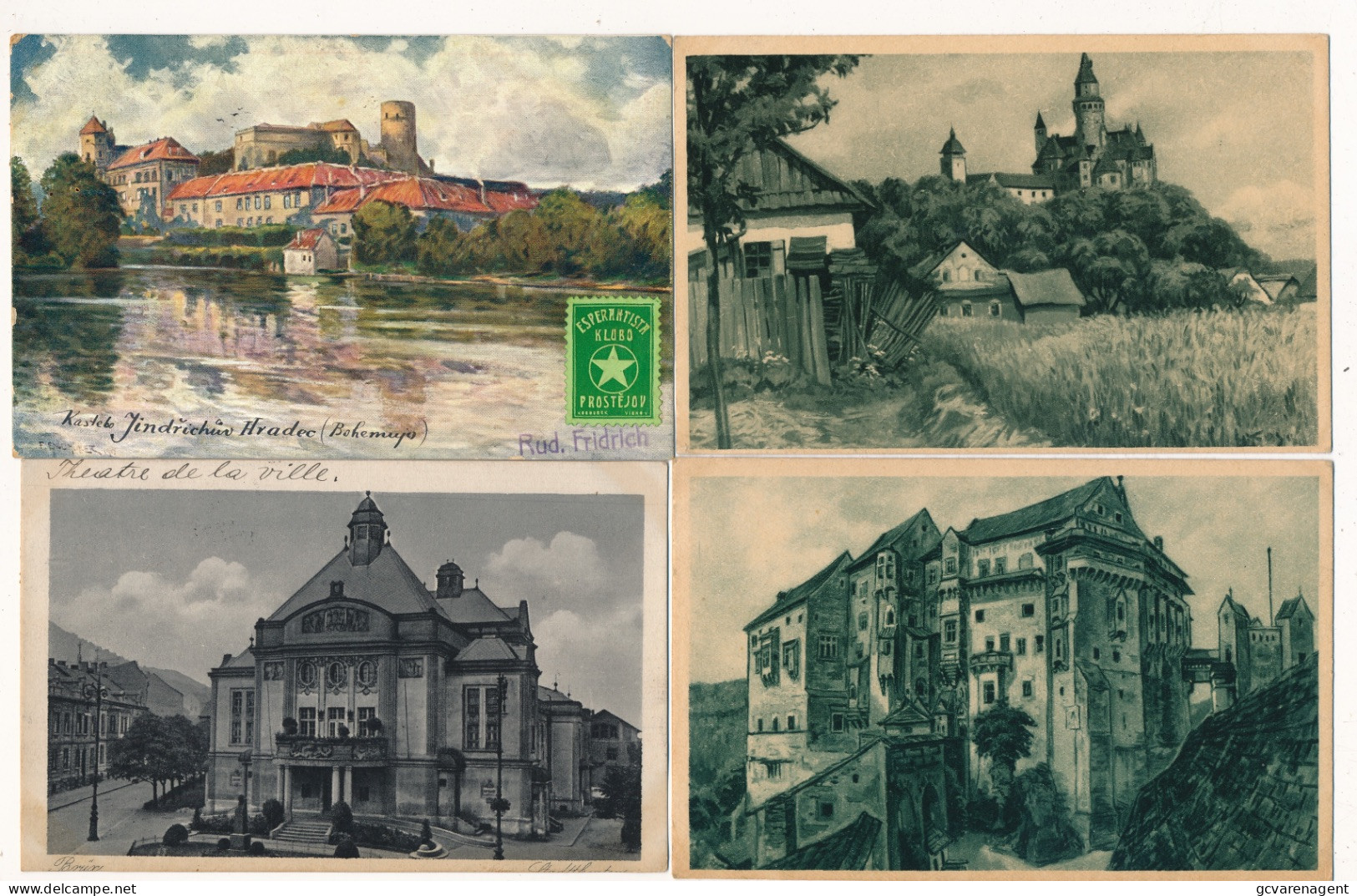 4 CARTES  SLOVAKIJE        2 SCANS