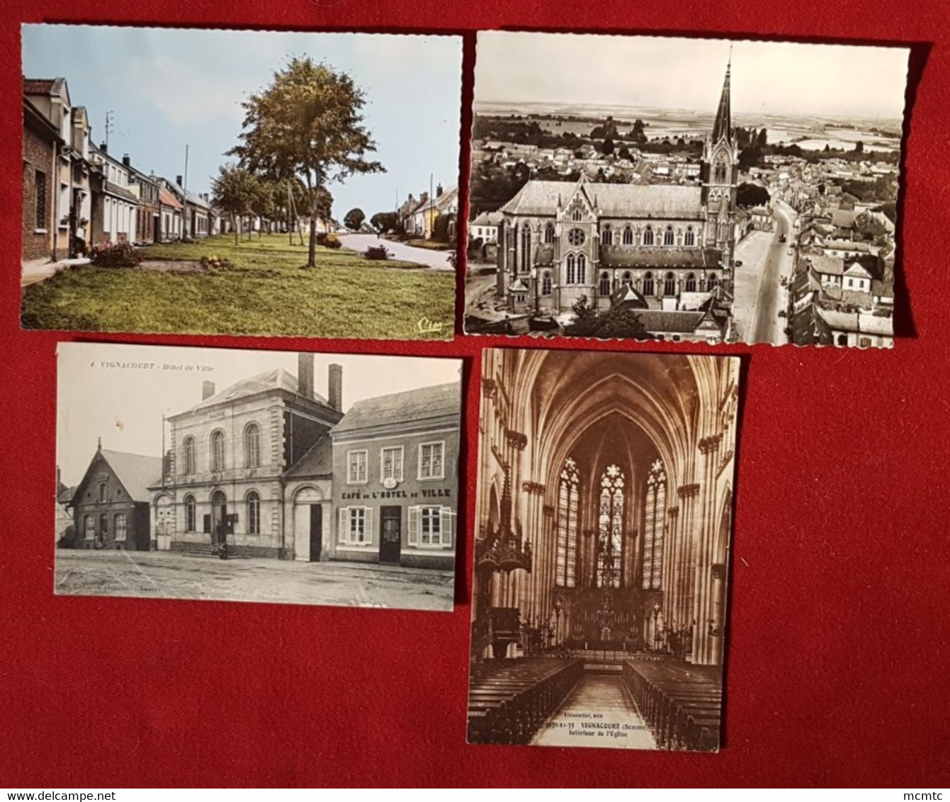 4  cartes -  Vignacourt   -( 80. Somme )