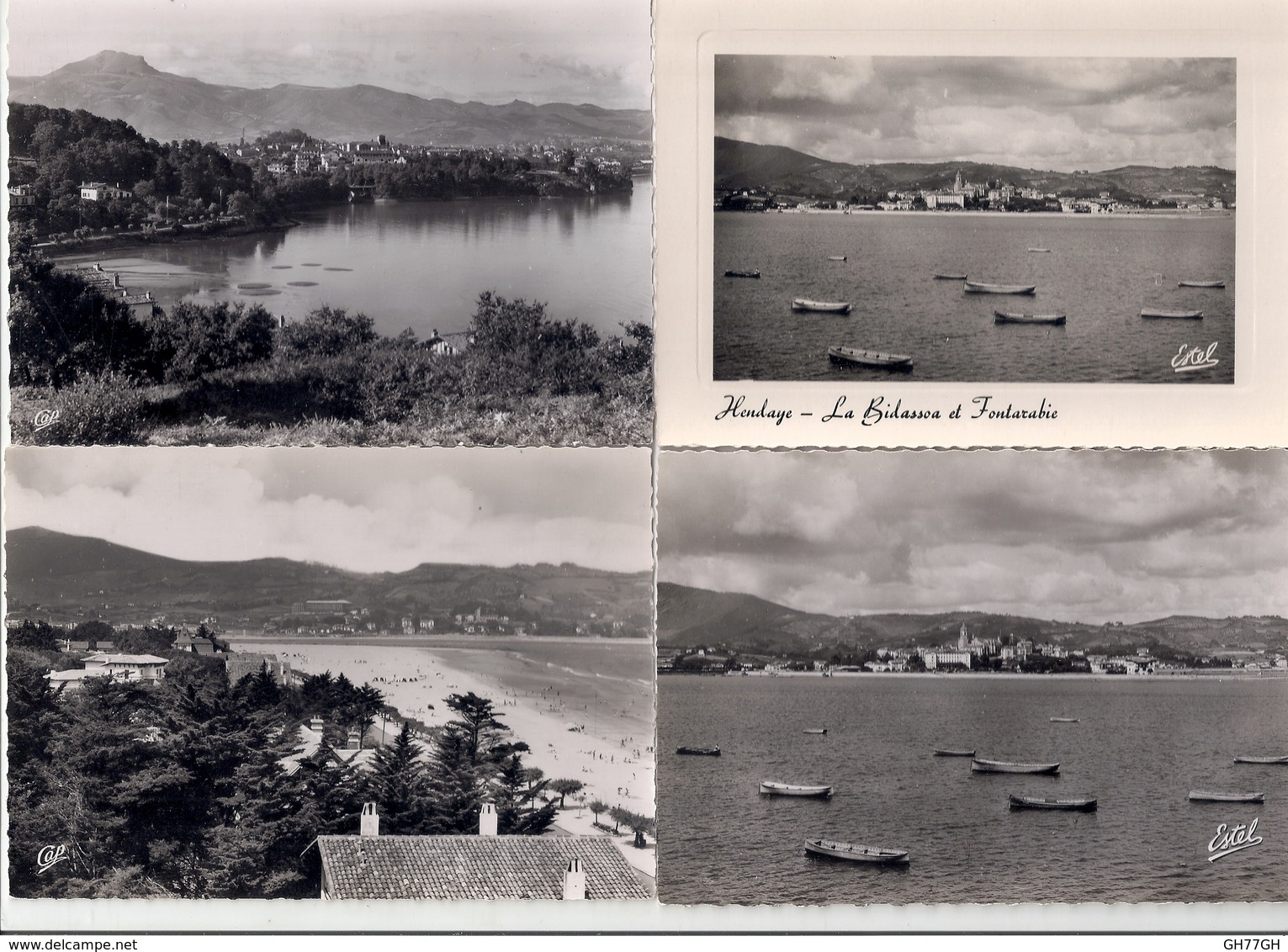 4 CPA HENDAYE -cartes postales anciennes