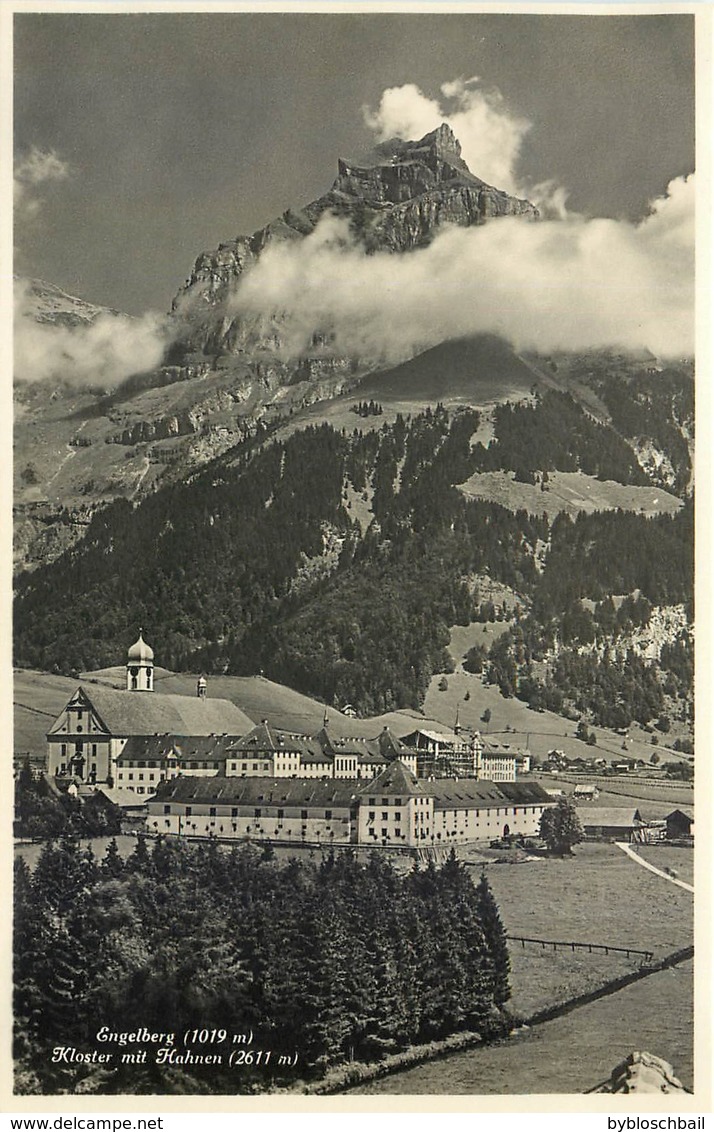 4 CPSM Suisse OW Obwald Engelberg Kloster Mit Hahsen + mit Hahnen Spannorter u. Titlis + mit Spannörter
