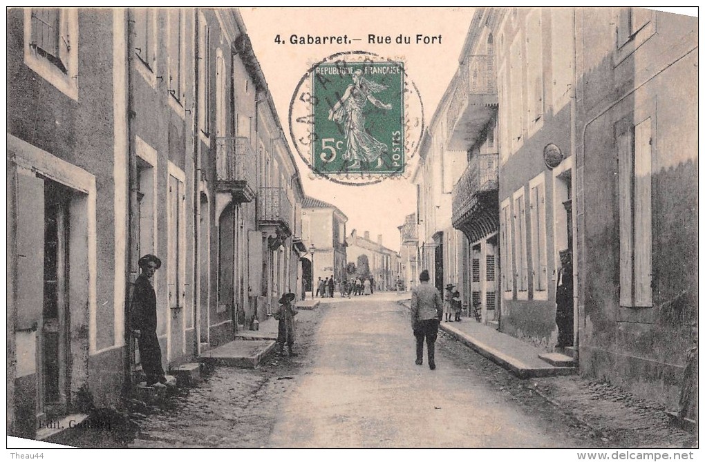 ¤¤   -   4   -   GABARRET   -  Rue du Fort    -  ¤¤