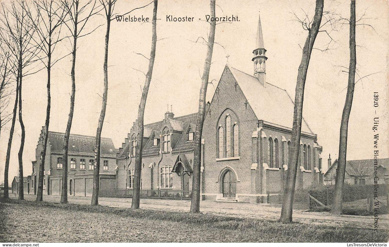 [-40%] BELGIQUE - Wielsbeke - Klooster - Voorzicht - couvent - église - rue - Uitg Wwe Blomme Callens - Carte postale an