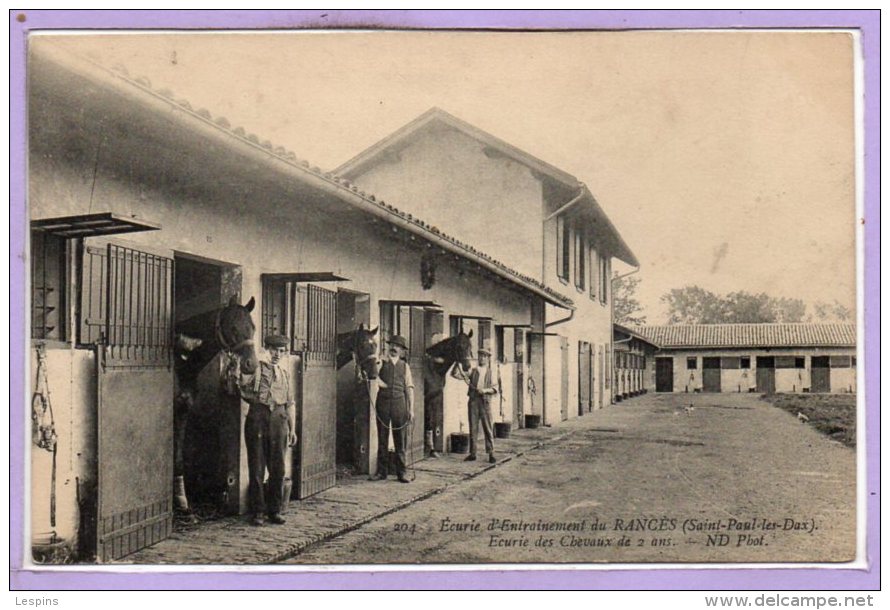 40 - Ecurie d'entrainement du RANCES ( st Paul les Dax )