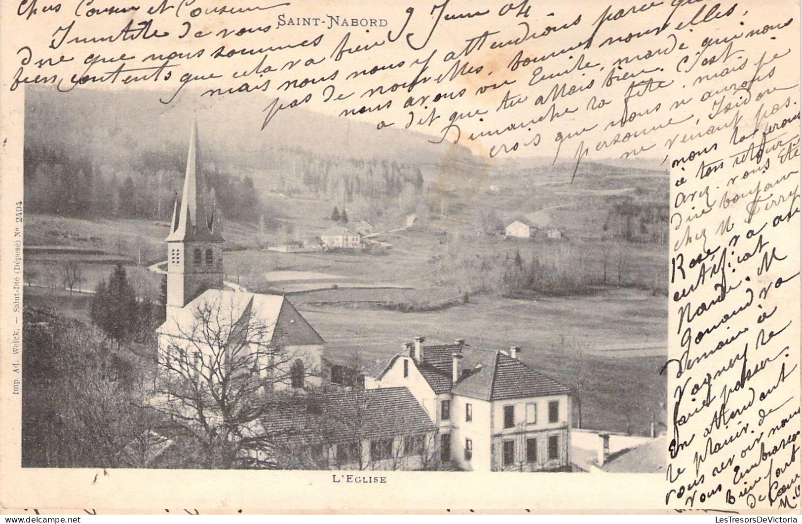 [-40%] FRANCE - 88 - SAINT NABORD - Léglise - Carte postale ancienne