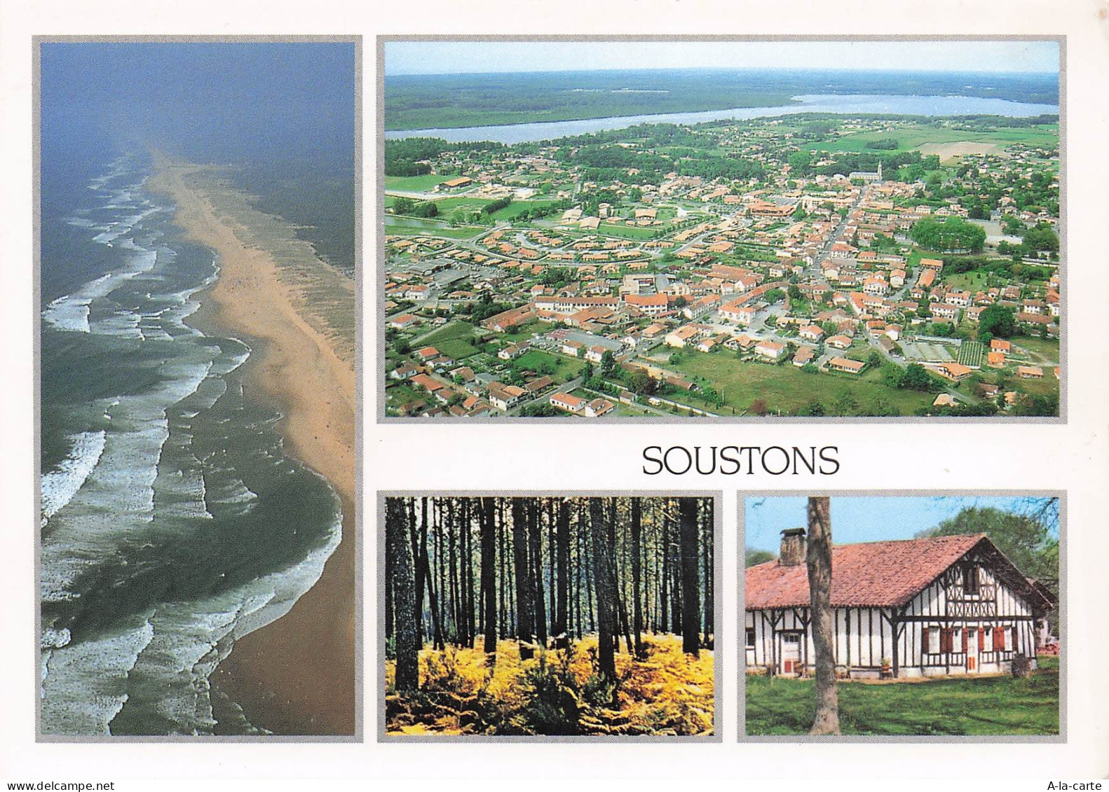 40 SOUSTONS VUE AERIENNE DE SOUSTONS