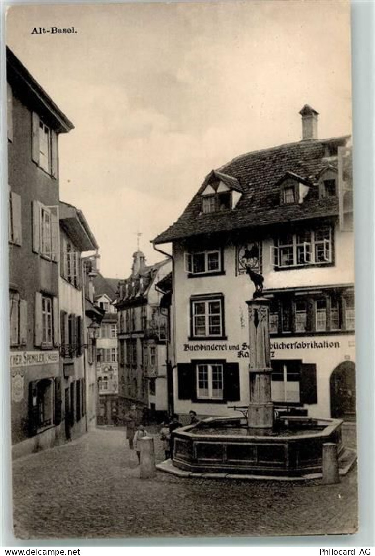 4000 Basel Bâle 1914 - Brunnen Alt Basel - 10618477