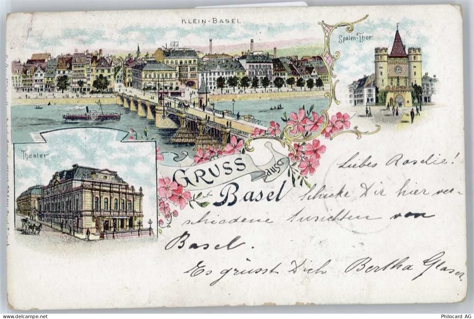 4000 Basel Bâle - Klein-Basel, Theater, Spalentor, Brücke - 50772482