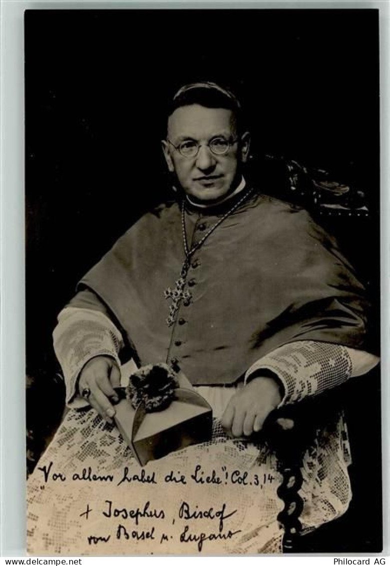 4000 Basel Bâle - Portrait Bischof Josephus von Basel und Lugano - 39373347
