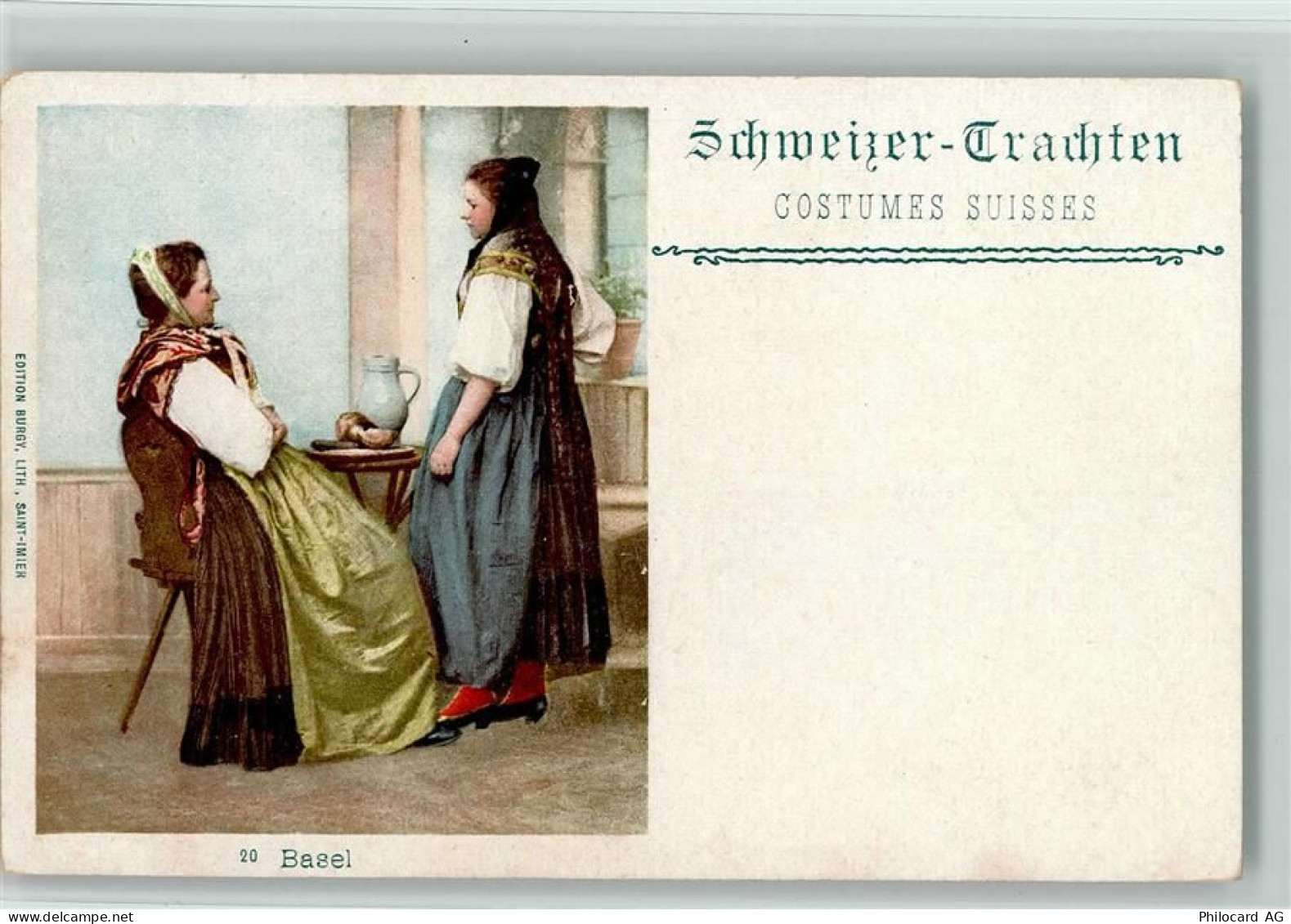 4000 Basel Bâle - Schweizer Trachten - 10197898