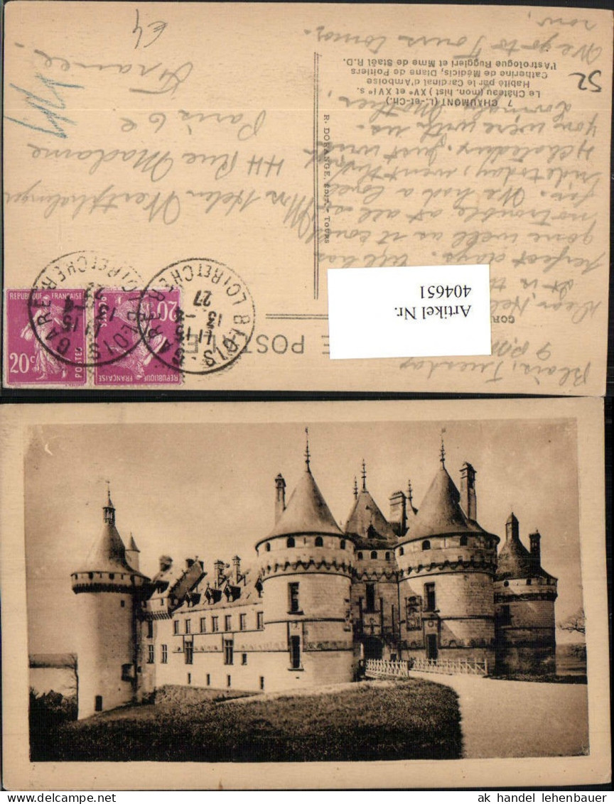 404651,Champagne-Ardenne Haute-Marne Chaumont Le Chateau Schloss