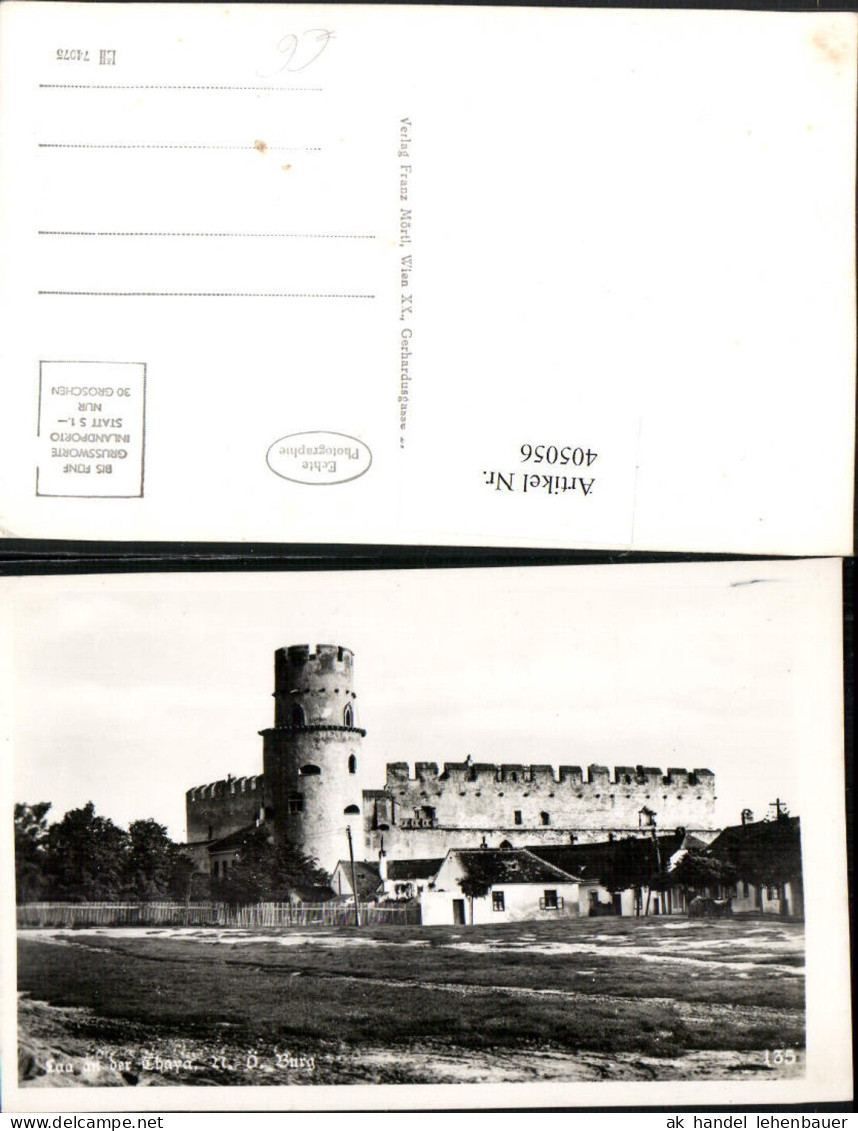 405056,Laa an d. Thaya Burg Zinnen Turm