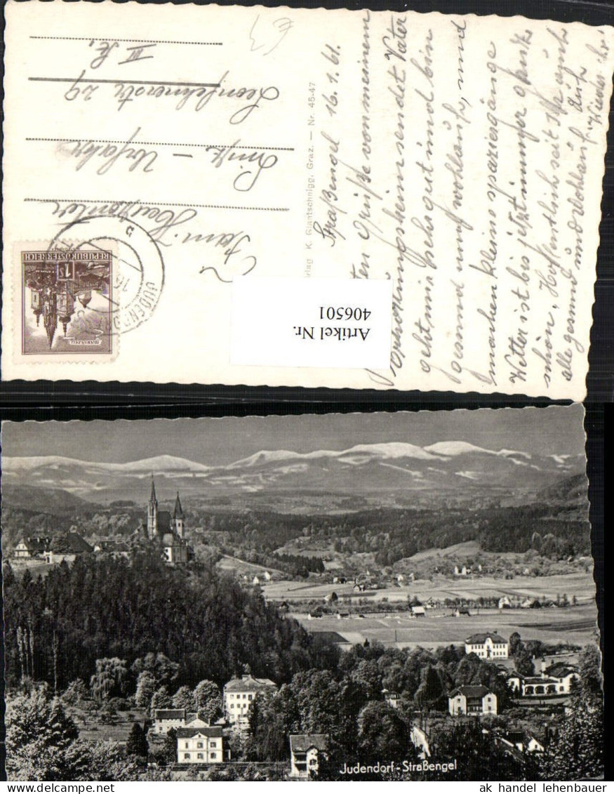 406501,Judendorf-Straßengel Teilansicht Bergkulisse