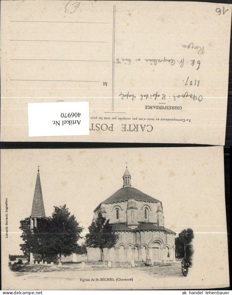 406970,Poitou-Charentes Charente Eglise de St-Michel Kirche