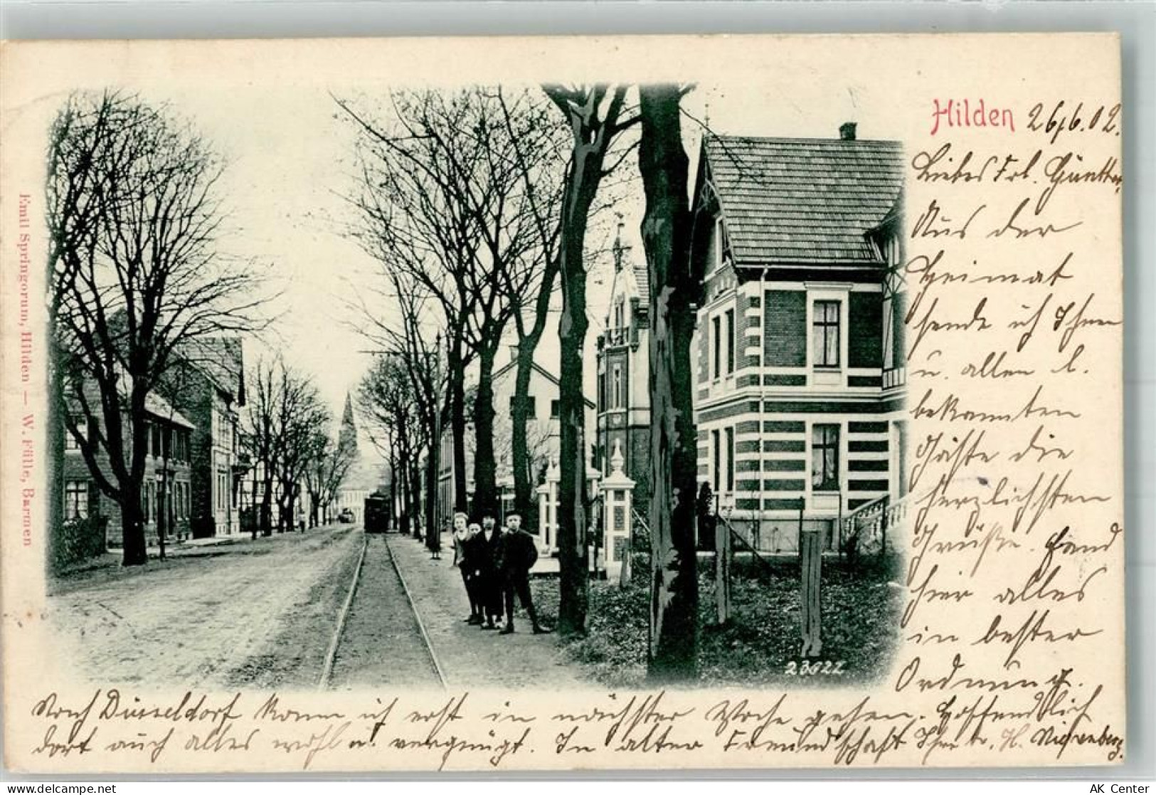 40721 W4010 Hilden 1902 - Villen Straßenbahn - 13652604