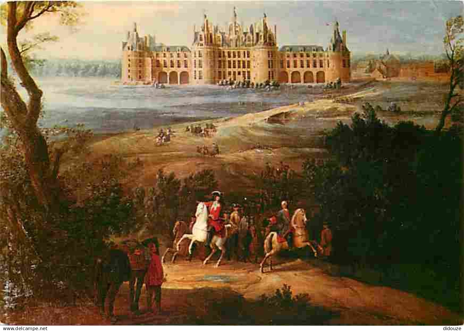 41 - Chambord - Louis XIV devant le château de Chambord - D'après Van Der Meulen - Peinture - Histoire - Carte Neuve - C