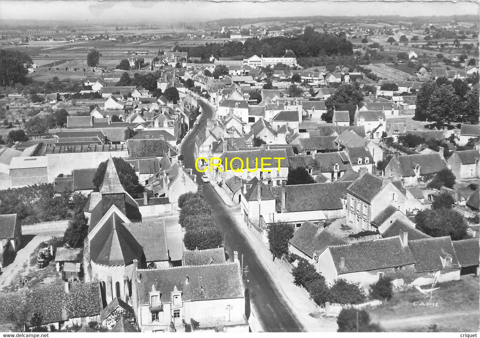 41 Noyers sur Cher, vue aérienne pas courante