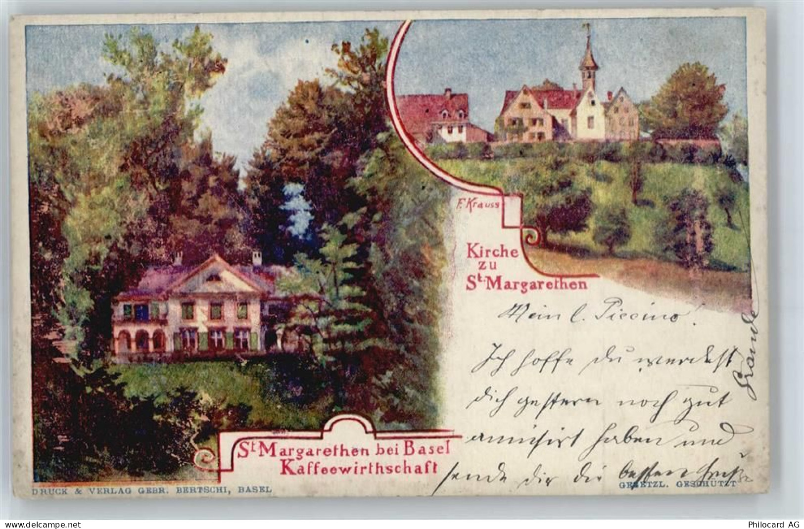 4102 Binningen - Kaffee-Wirtschaft, Kirche - 50772214